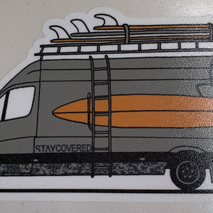 Stay Covered Sprinter Van Sticker