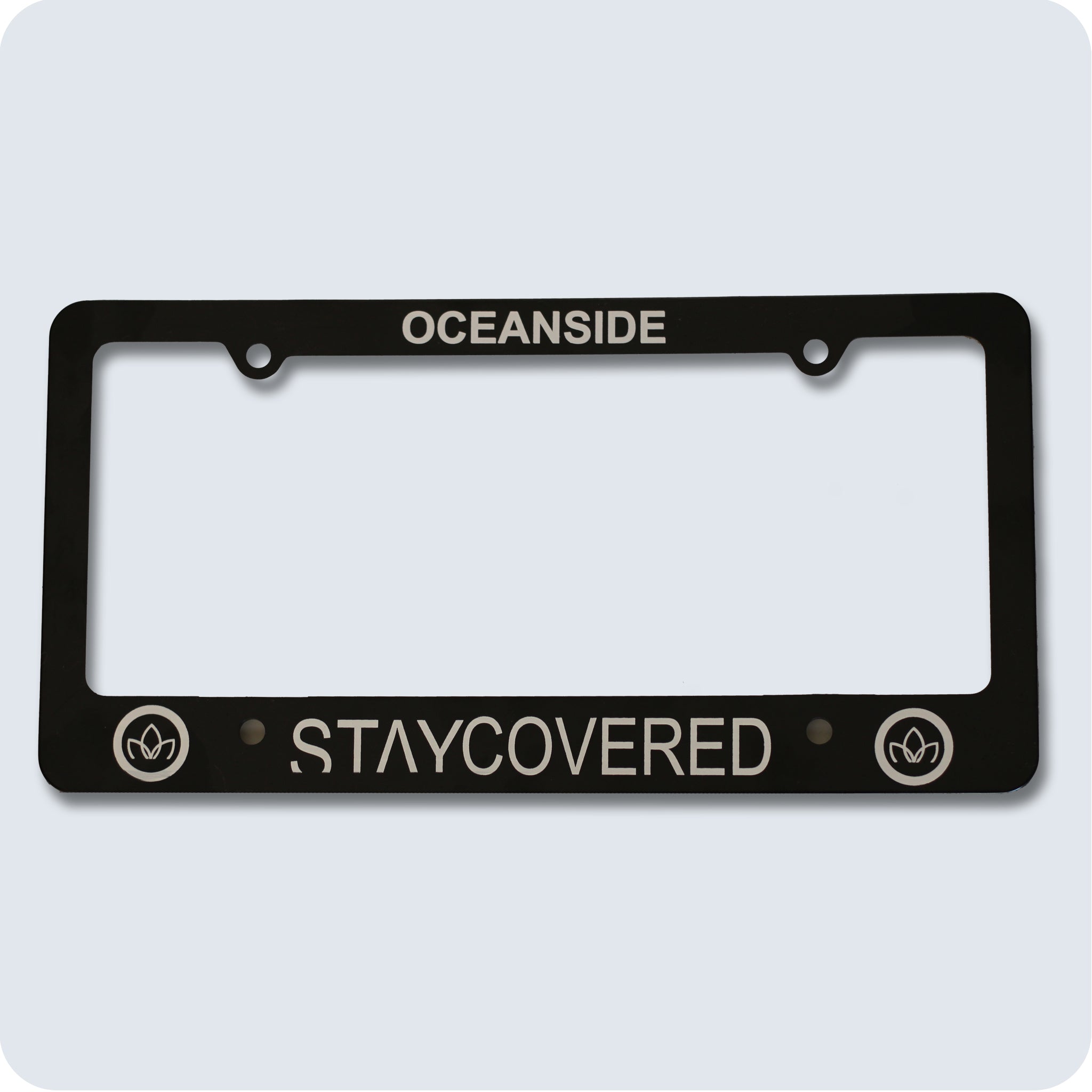 Oceanside License Plate Frame