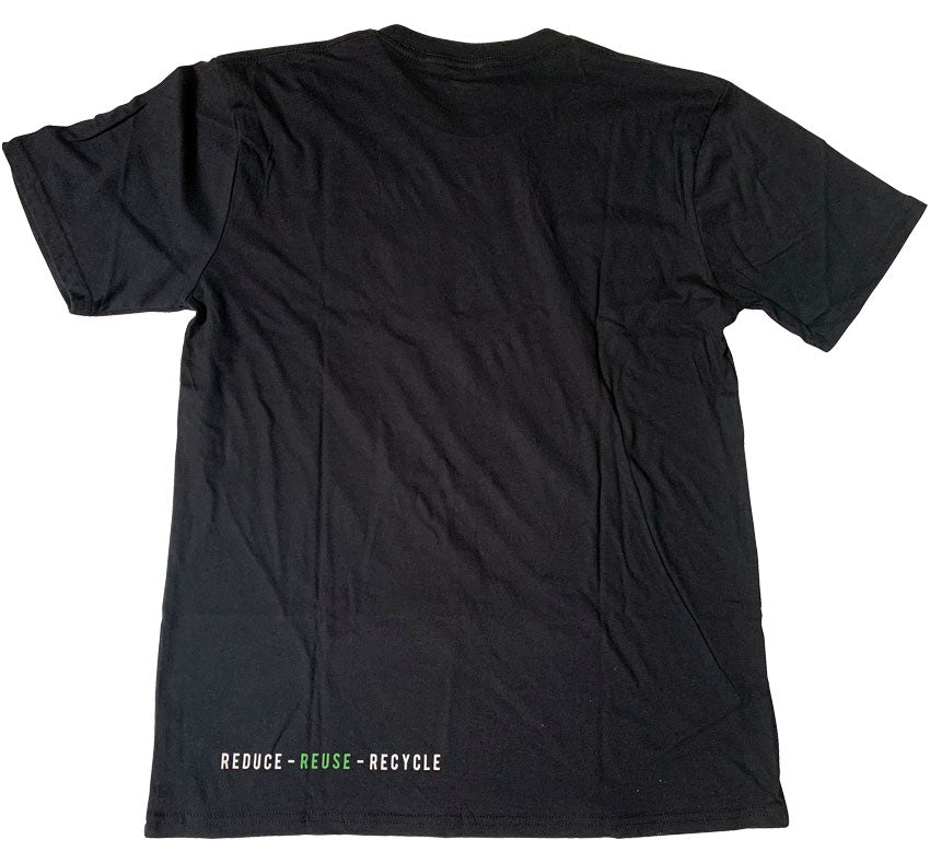 Reduce Reuse Recycle Organic T-Shirt - Black