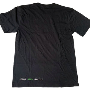 Reduce Reuse Recycle Organic T-Shirt - Black